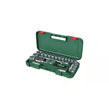 Bosch 1 600 A02 Z9F plieninis replesčių rinkinys 21 vnt., juoda, žalia