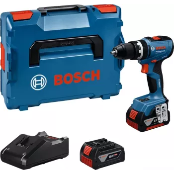 Bosch GSR 18V-65 Professional akumuliatorinis gręžtuvas-suktuvas 2100 RPM, 1,06 kg, juoda, mėlyna