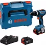 Bosch GSB 18V-65 Professional akumuliatorinis smūginis gręžtuvas-suktuvas, 18 V, 2x 5.0 Ah, L-BOXX (06019N3303)