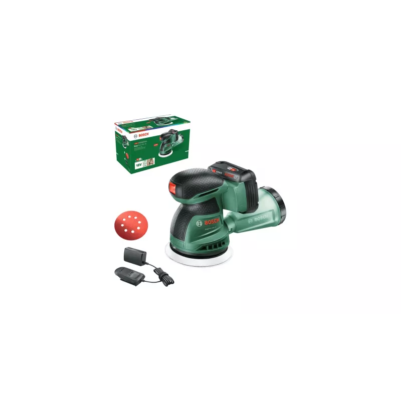 Bosch EasyOrbit 18V-10 orbitinis šlifuoklis 23000 OPM juoda, žalia