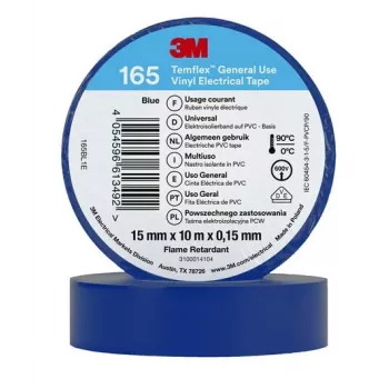 3M 165BL1E elektros izoliacinė juosta mėlyna 1 vnt.