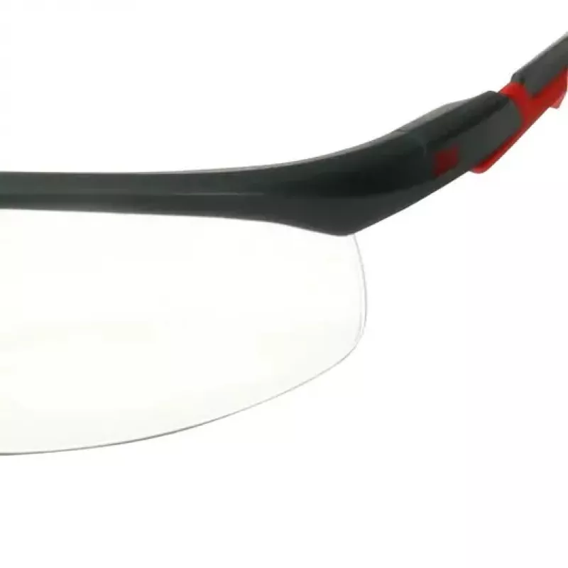Apsauginiai akiniai 3M S2001SGAF-RED, plastikiniai, pilki/raudoni