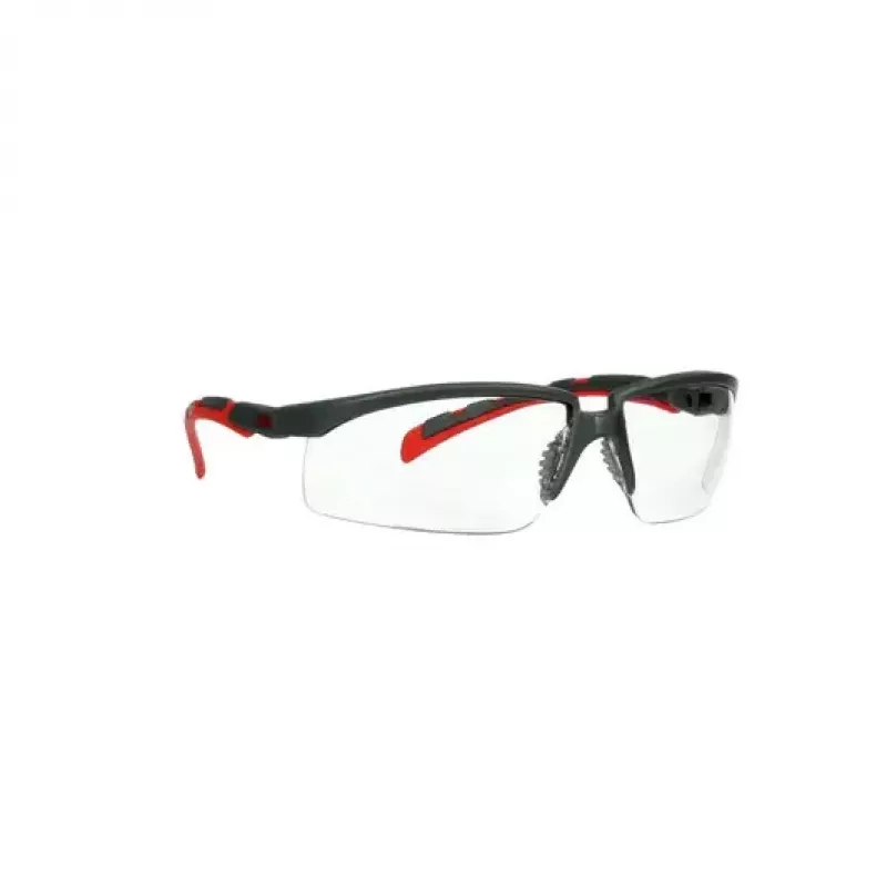 Apsauginiai akiniai 3M S2001SGAF-RED, plastikiniai, pilki/raudoni