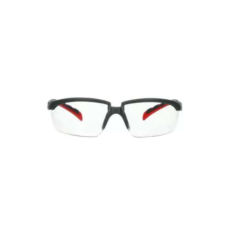 Apsauginiai akiniai 3M S2001SGAF-RED, plastikiniai, pilki/raudoni