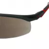 Apsauginiai akiniai 3M S2002SGAF-RED, plastikiniai, pilki, raudoni