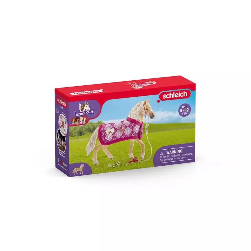 schleich HORSE CLUB Sofijos mados kūrinys, arkliai, 5 m., Ruda, Rožinė