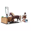 schleich HORSE CLUB Plovimo zona su Emily ir Luna