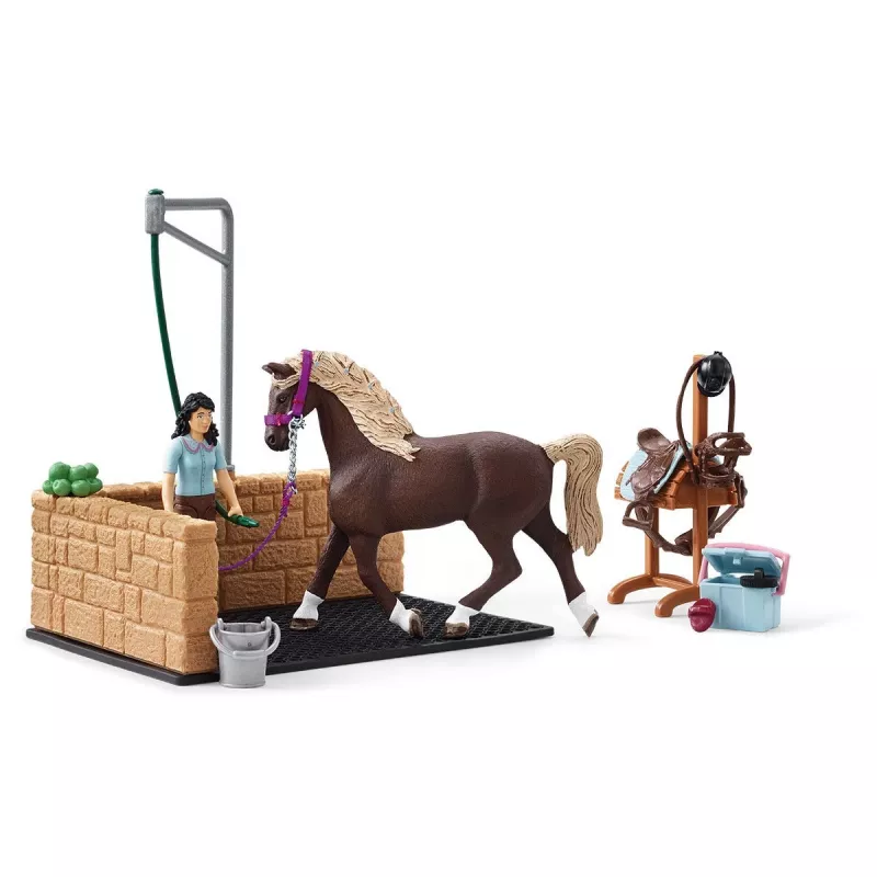 schleich HORSE CLUB Plovimo zona su Emily ir Luna
