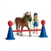 Schleich Pony Agility treniruotės rinkinys, įvairiaspalvis, plastikinis