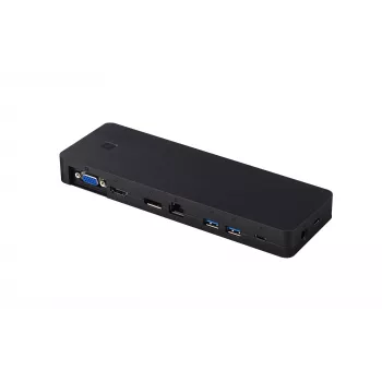 Fujitsu S26391-F1667-L100 USB Type-C dokas / prievadų replikatorius, laidinis, USB 3.2 Gen 1, juodas