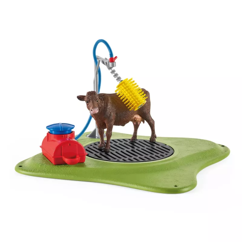 Schleich FARM WORLD Happy Cow Wash rinkinys