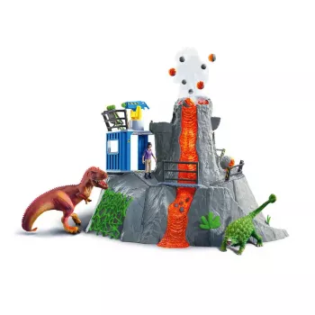 Schleich Dinosaurs Ugnikalnio Ekspedicijos Bazinė Stovykla Įvairiaspalvė 42564