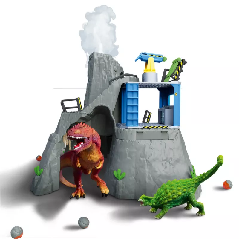 Schleich Dinosaurs Ugnikalnio Ekspedicijos Bazinė Stovykla Įvairiaspalvė 42564