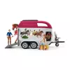 schleich HORSE CLUB Žirgo nuotykiai su automobiliu ir priekaba