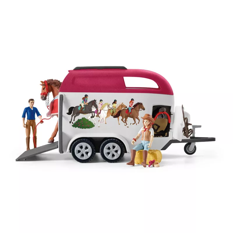 schleich HORSE CLUB Žirgo nuotykiai su automobiliu ir priekaba