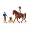 schleich HORSE CLUB Žirgo nuotykiai su automobiliu ir priekaba