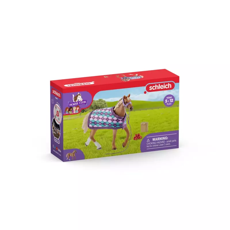 Schleich English Thoroughbred su antklode 42360