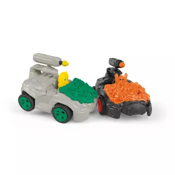 Schleich Jungle CrashMobile su Miniatiūriniu Padaru 42671 įvairiaspalvis