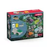 Schleich Jungle CrashMobile su Miniatiūriniu Padaru 42671 įvairiaspalvis