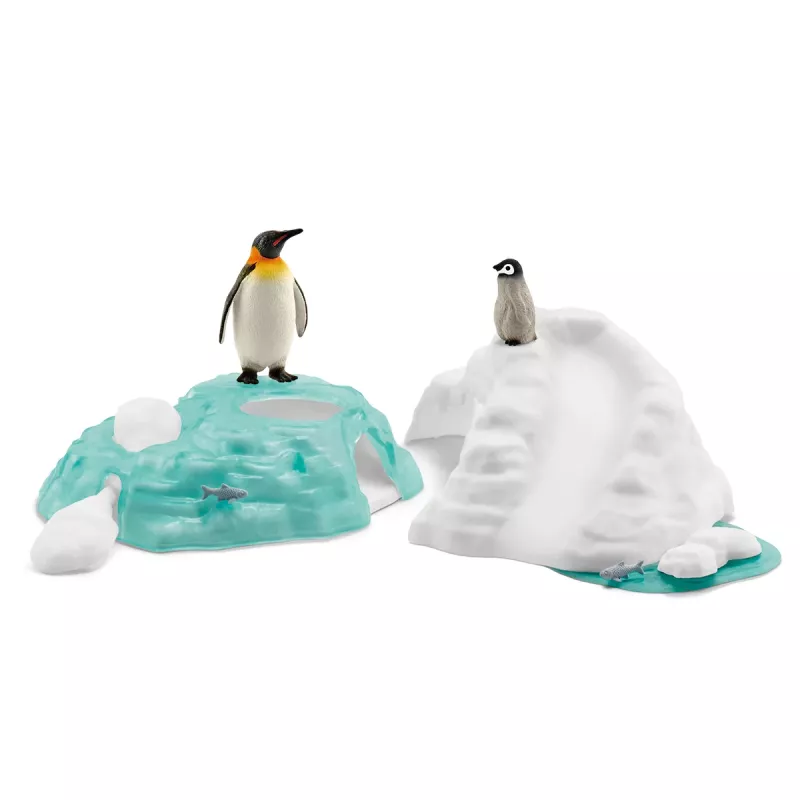 Žaislinė figūrėlė Schleich Pingvinų šeimos pramogos įvairiaspalvė 42661