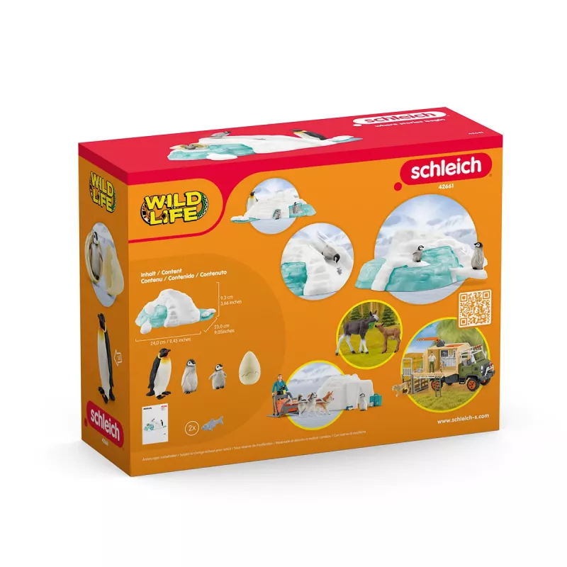 Žaislinė figūrėlė Schleich Pingvinų šeimos pramogos įvairiaspalvė 42661