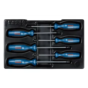 Bosch Professional 6 vienetų Torx atsuktuvų rinkinys 1.600.A01.V09