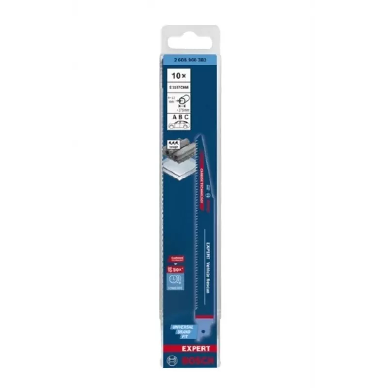 Bosch 2 608 900 382 pjūklas strypinis pjūklas metalo pjovimo geležtė Karbidas 10 vnt