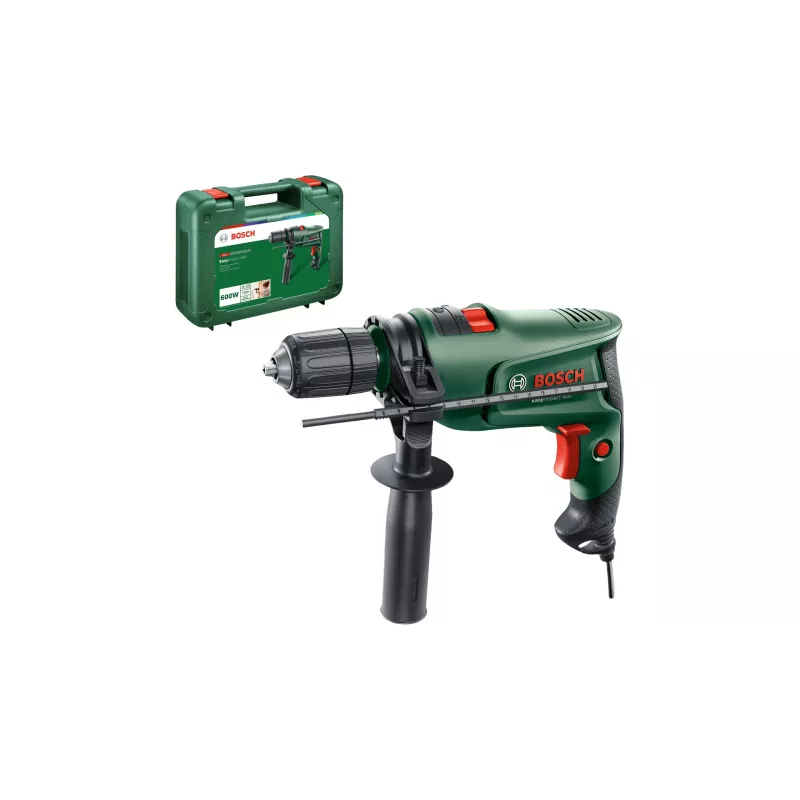 Bosch EasyImpact 600 gręžtuvas 600 W 3000 aps./min. 1,7 kg juoda, žalia
