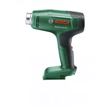 Karšto oro pistoletas Bosch EasyHeat 18V-500, 72 W, 350–450 °C, akumuliatorinis, žalias