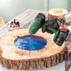 Karšto oro pistoletas Bosch EasyHeat 18V-500, 72 W, 350–450 °C, akumuliatorinis, žalias