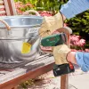 Karšto oro pistoletas Bosch EasyHeat 18V-500, 72 W, 350–450 °C, akumuliatorinis, žalias