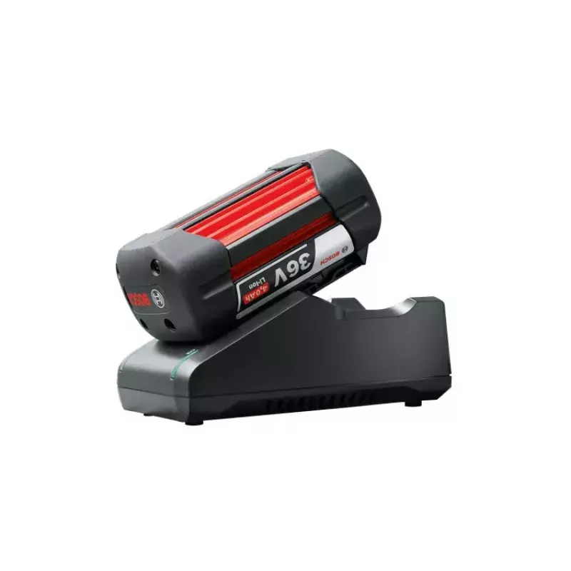 Akumuliatoriaus ir įkroviklio rinkinys Bosch GBA 36V 4.0Ah + AL 36V-20, ličio jonų, 36 V, 4.0 Ah