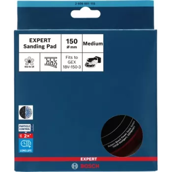 Bosch 2 608 001 115 šlifavimo diskas, 150 mm, vidutinis grūdėtumas, 1 vnt.
