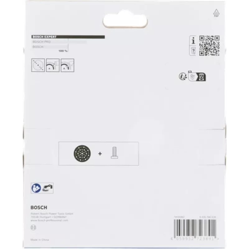 Bosch 2 608 001 115 šlifavimo diskas, 150 mm, vidutinis grūdėtumas, 1 vnt.