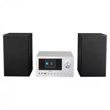MEDION LIFE P85003 Namų garso mikro sistema 30 W Juoda, Sidabrinė