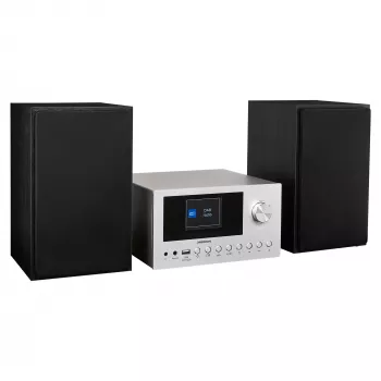 MEDION LIFE P85003 Namų garso mikro sistema 30 W Juoda, Sidabrinė