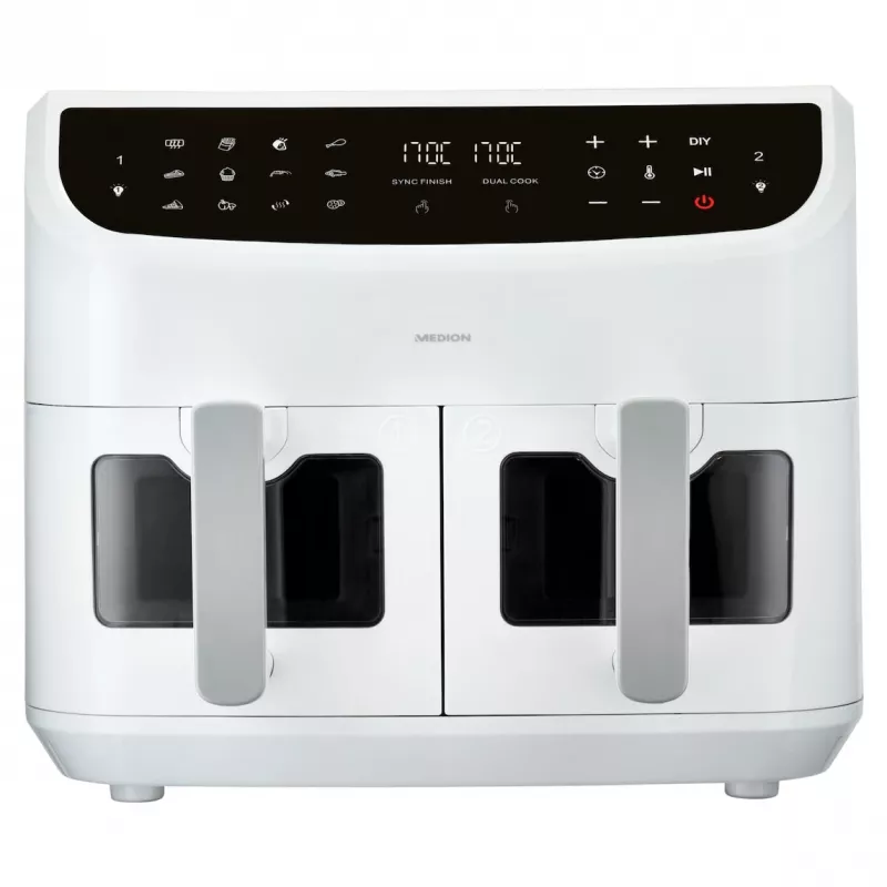 MEDION LIFE P20 Double 8.7 L 2600 W oro gruzdintuvė balta