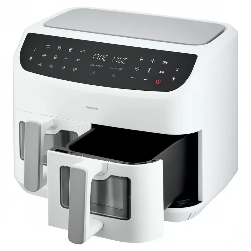 MEDION LIFE P20 Double 8.7 L 2600 W oro gruzdintuvė balta