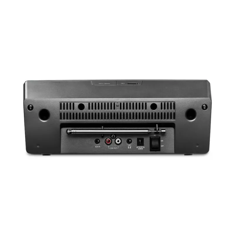 Internetinis radijas MEDION LIFE P85333 — DAB+ / FM, 12 W RMS, 2,8 colio TFT, Wi‑Fi 802.11a/b/g, 3,5 mm lizdas, pilka spalva