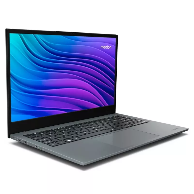 Nešiojamas kompiuteris MEDION E15443 Intel Core Ultra 5 125H 39,6 cm (15,6 colio) Full HD 16 GB DDR5-SDRAM 512 GB SSD Windows 11 Home Pilka