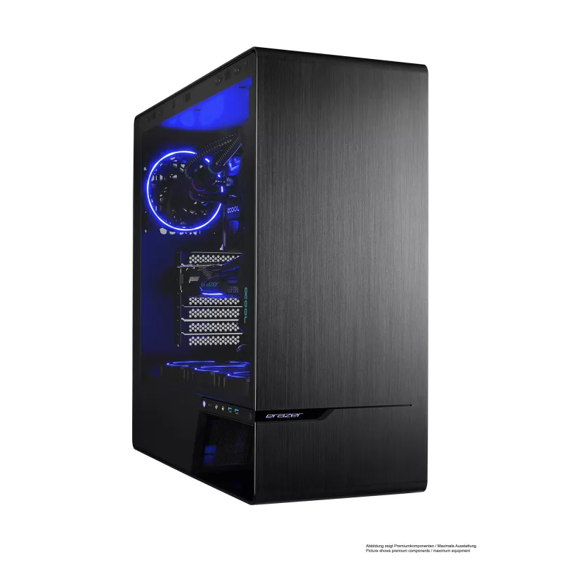 Stalinis kompiuteris ERAZER Enforcer X10 Intel® Core™ i7-14700KF 32 GB DDR5-SDRAM 1 TB SSD NVIDIA GeForce RTX 4070 Ti Super Windows 11 Home Juodas