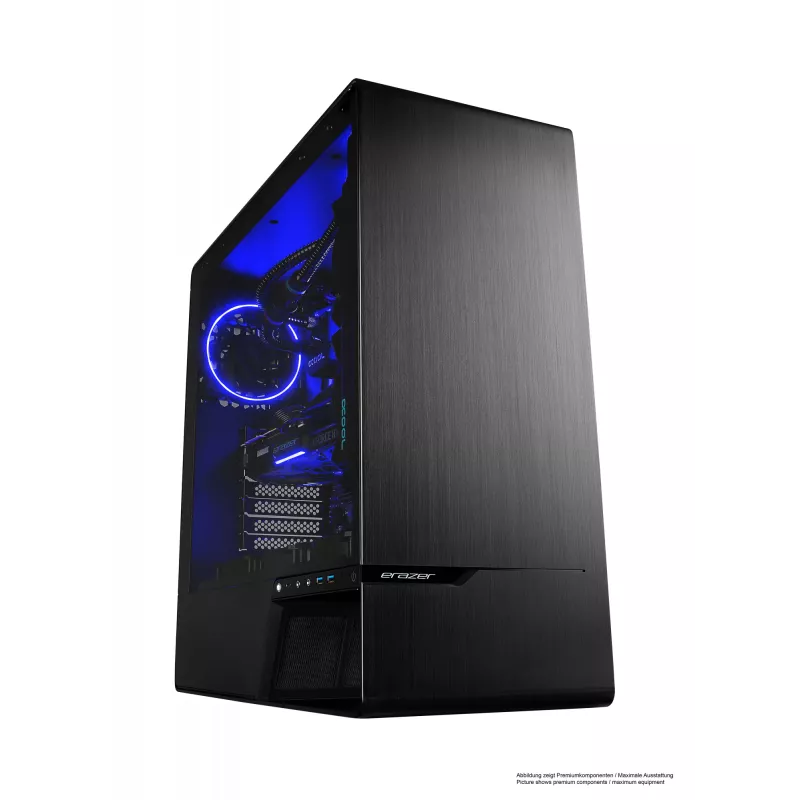 Stalinis kompiuteris ERAZER Enforcer X10 Intel® Core™ i7-14700KF 32 GB DDR5-SDRAM 1 TB SSD NVIDIA GeForce RTX 4070 Ti Super Windows 11 Home Juodas