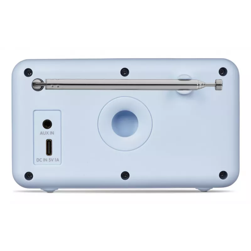 Nešiojamas skaitmeninis radijas MEDION LIFE S66822, DAB+/FM, Bluetooth, USB, AUX, IPX1, akvamarino spalva