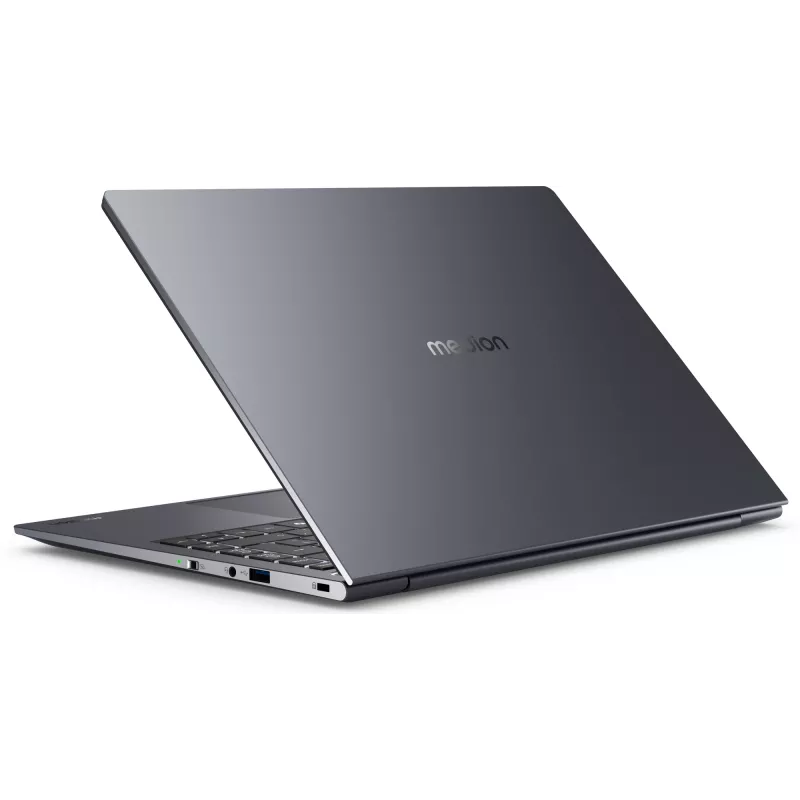 Nešiojamas kompiuteris MEDION SPRCHRGD 14 S1 Elite MD62637 Snapdragon X1E-78-100 35,6 cm (14 colių) WQXGA+ 16 GB LPDDR5-SDRAM 512 GB SSD Wi-Fi 6E (802.11ax) Windows 11 Home JAV anglų Pilka