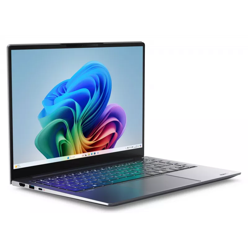 Nešiojamas kompiuteris MEDION SPRCHRGD 14 S1 Elite MD62637 Snapdragon X1E-78-100 35,6 cm (14 colių) WQXGA+ 16 GB LPDDR5-SDRAM 512 GB SSD Wi-Fi 6E (802.11ax) Windows 11 Home JAV anglų Pilka
