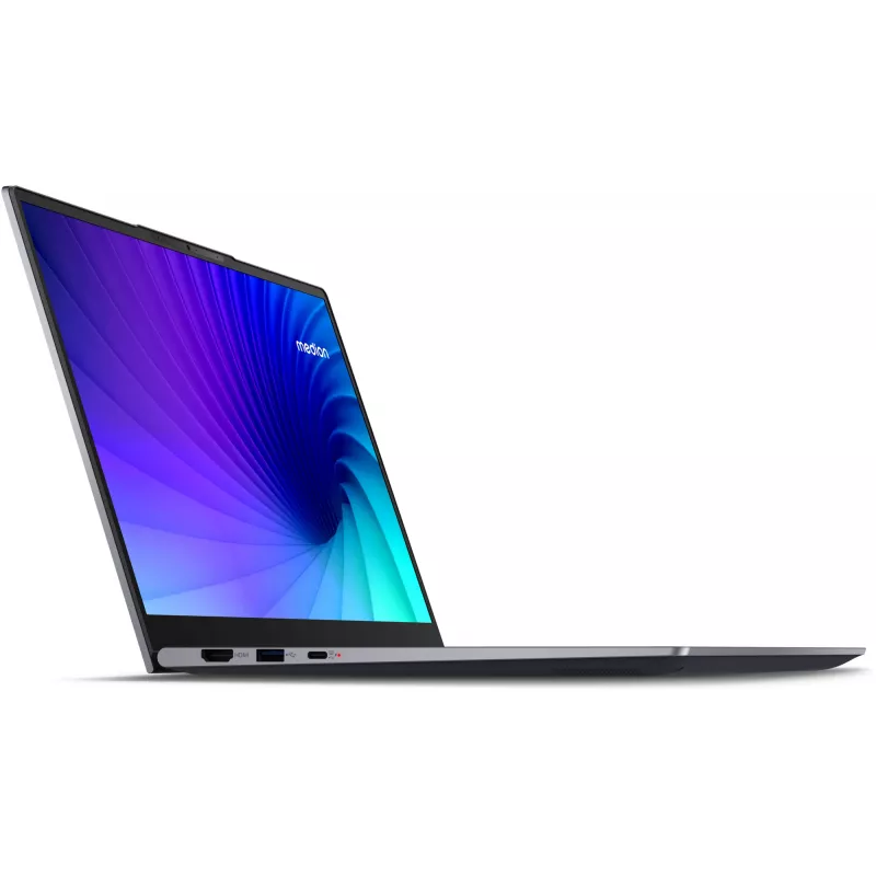 Nešiojamas kompiuteris MEDION SPRCHRGD 14 S1 Elite MD62637 Snapdragon X1E-78-100 35,6 cm (14 colių) WQXGA+ 16 GB LPDDR5-SDRAM 512 GB SSD Wi-Fi 6E (802.11ax) Windows 11 Home JAV anglų Pilka