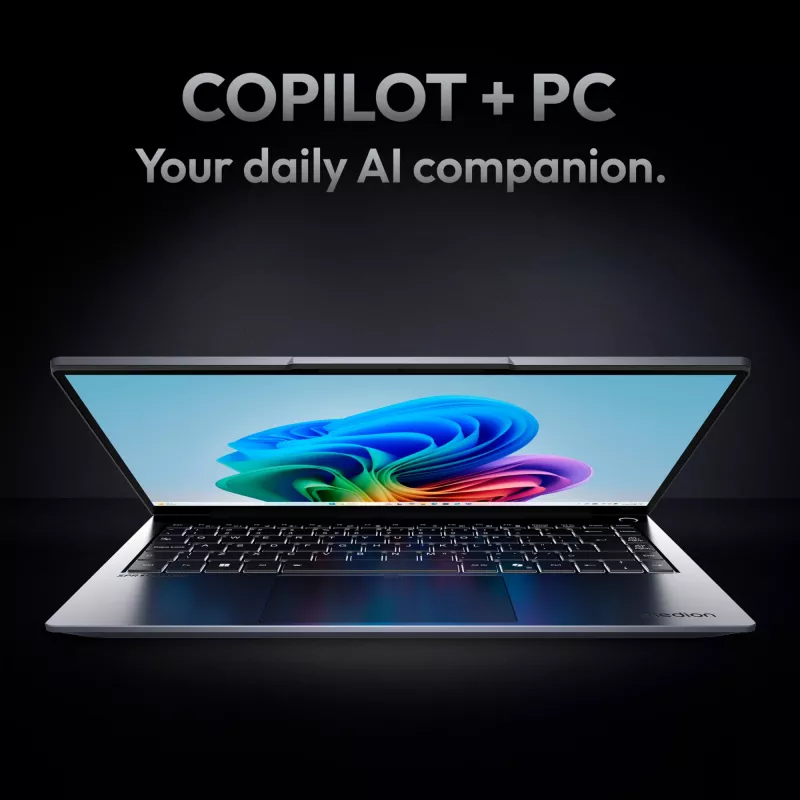 MEDION SPRCHRGD 14 S2 Copilot+ nešiojamas kompiuteris Intel Core Ultra 5 228V, 35,6 cm (14 colių) WQXGA+, 32 GB LPDDR5x, 512 GB SSD, Wi-Fi 7, Windows 11 Home, juodas