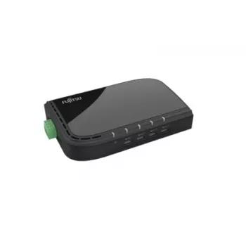 Fujitsu S26391-F6099-L404 USB 3.2 Gen 1 Type-C 4 prievadų šakotuvas, juodas