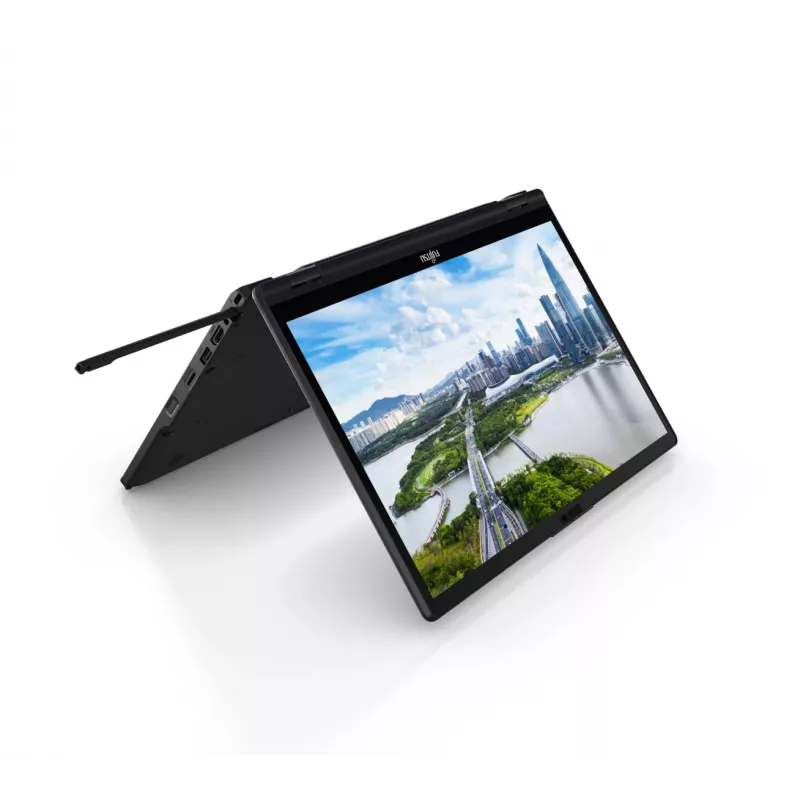 Fujitsu LIFEBOOK U5313X Intel® Core™ i5 i5-1335U hibridinis (2-in-1) 33,8 cm (13,3 colio) jutiklinis ekranas WUXGA 16 GB LPDDR5-SDRAM 256 GB SSD Wi-Fi 6E (802.11ax) Windows 11 Pro sidabrinis