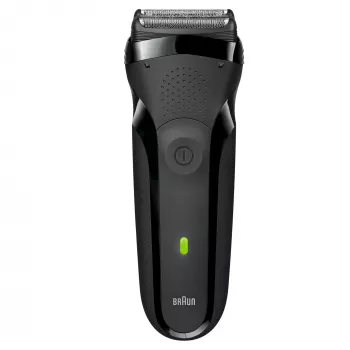 Braun Series 3 300s folijos skustuvas su trimeriu juodas